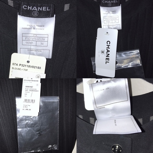 ✨SOLD✨ NEW CHANEL silk blouse - Picture 8 of 8